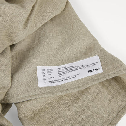 Sage Green Light Towel by FRAMA