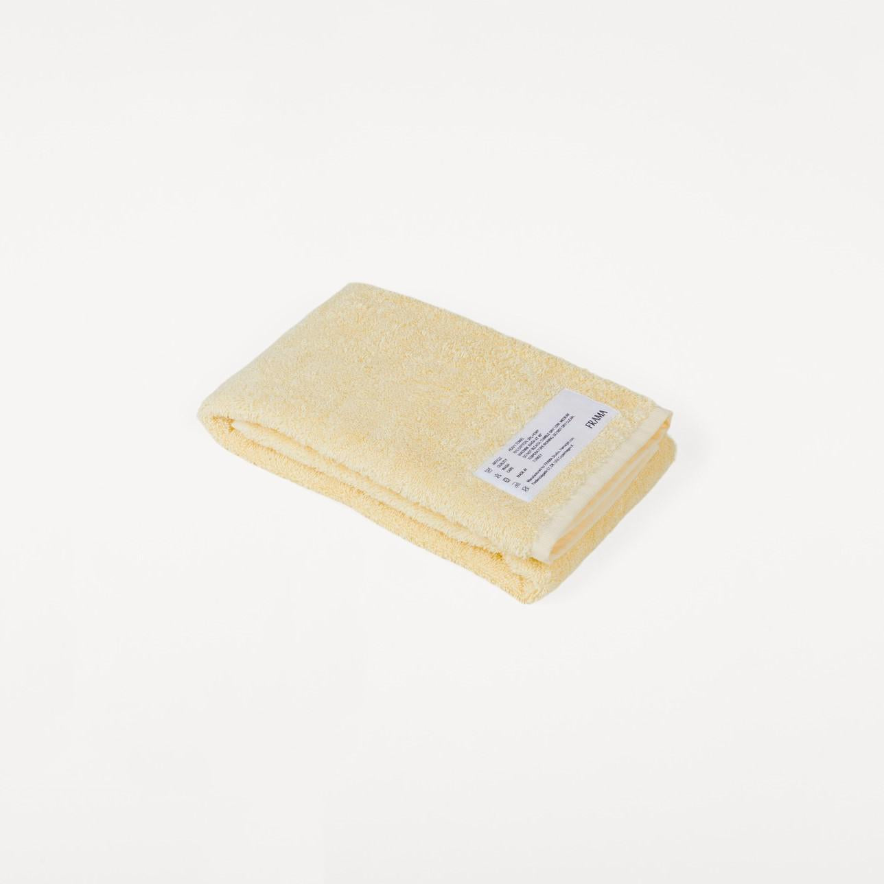Pale Yellow Heavy Towel by FRAMA